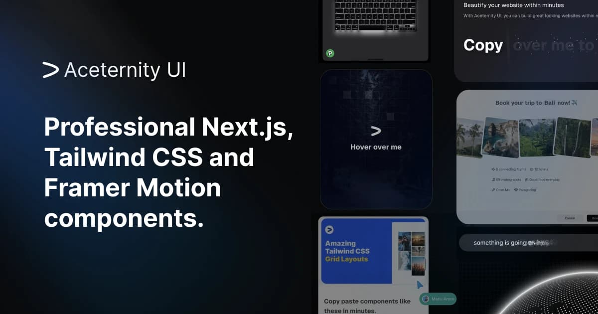 Aceternity UI Components