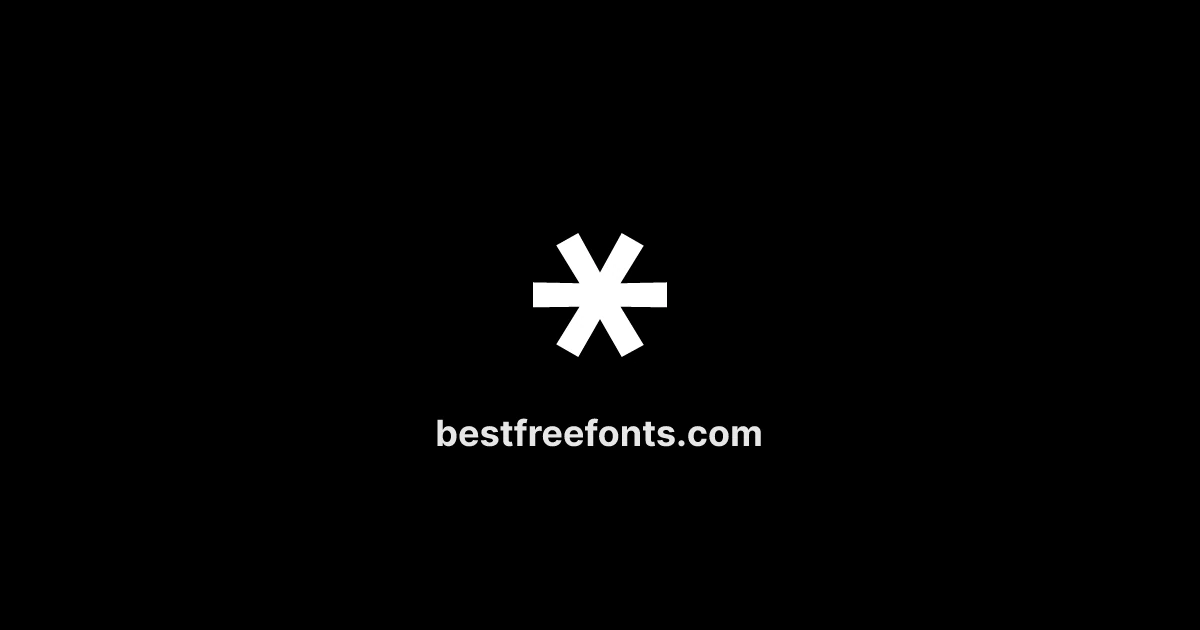 Free Font Collection