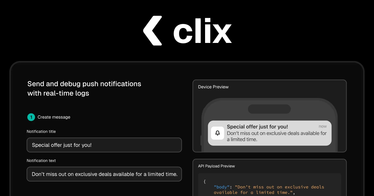 Clix Push Notifications SDK