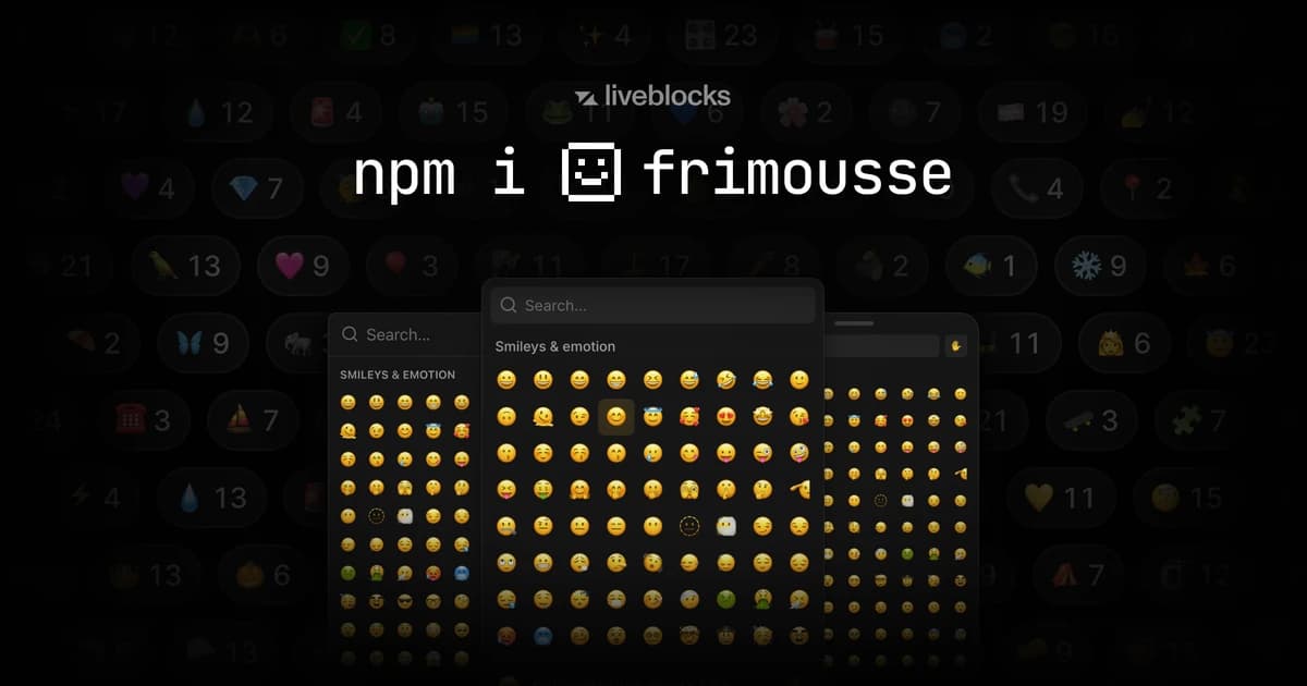 Frimousse Emoji Picker
