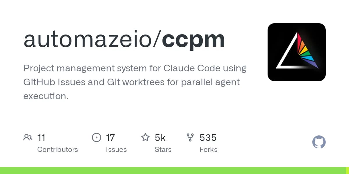 CCPM: Claude Code Project Management