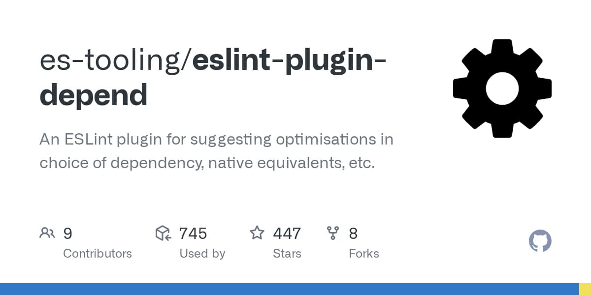 eslint-plugin-depend