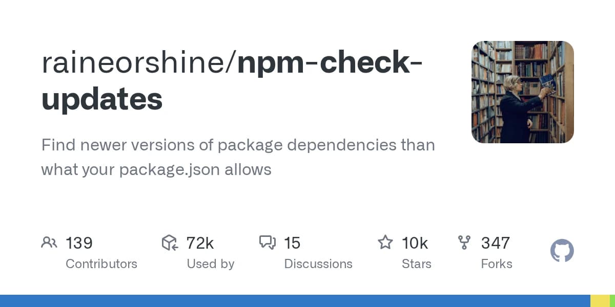 npm-check-updates (ncu)