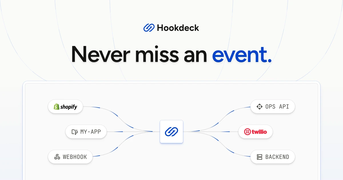 Hookdeck Event Gateway