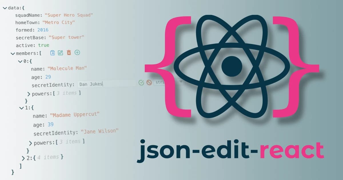 JSON Edit React