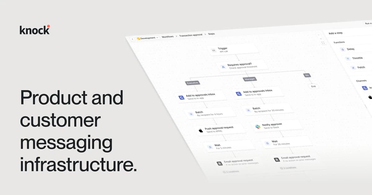Knock Messaging Infrastructure