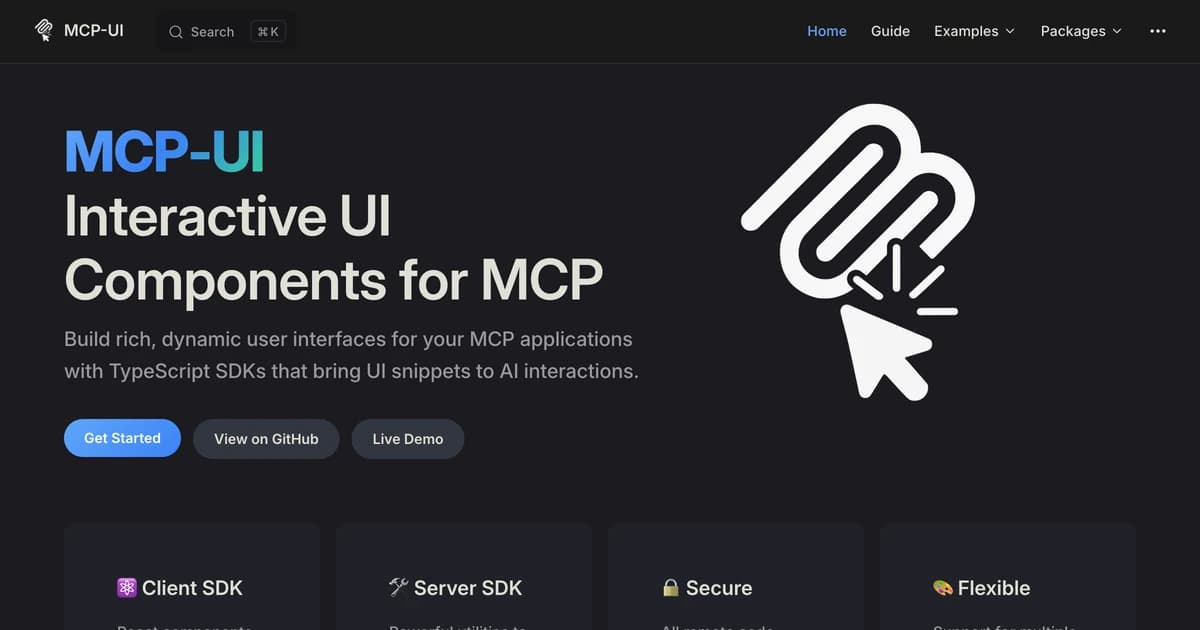 MCP-UI SDK
