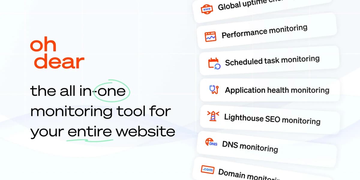 Oh Dear Monitoring Platform