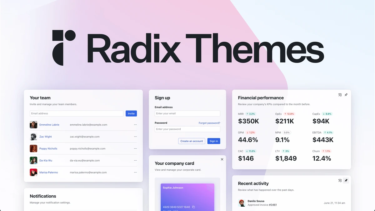Radix UI Components
