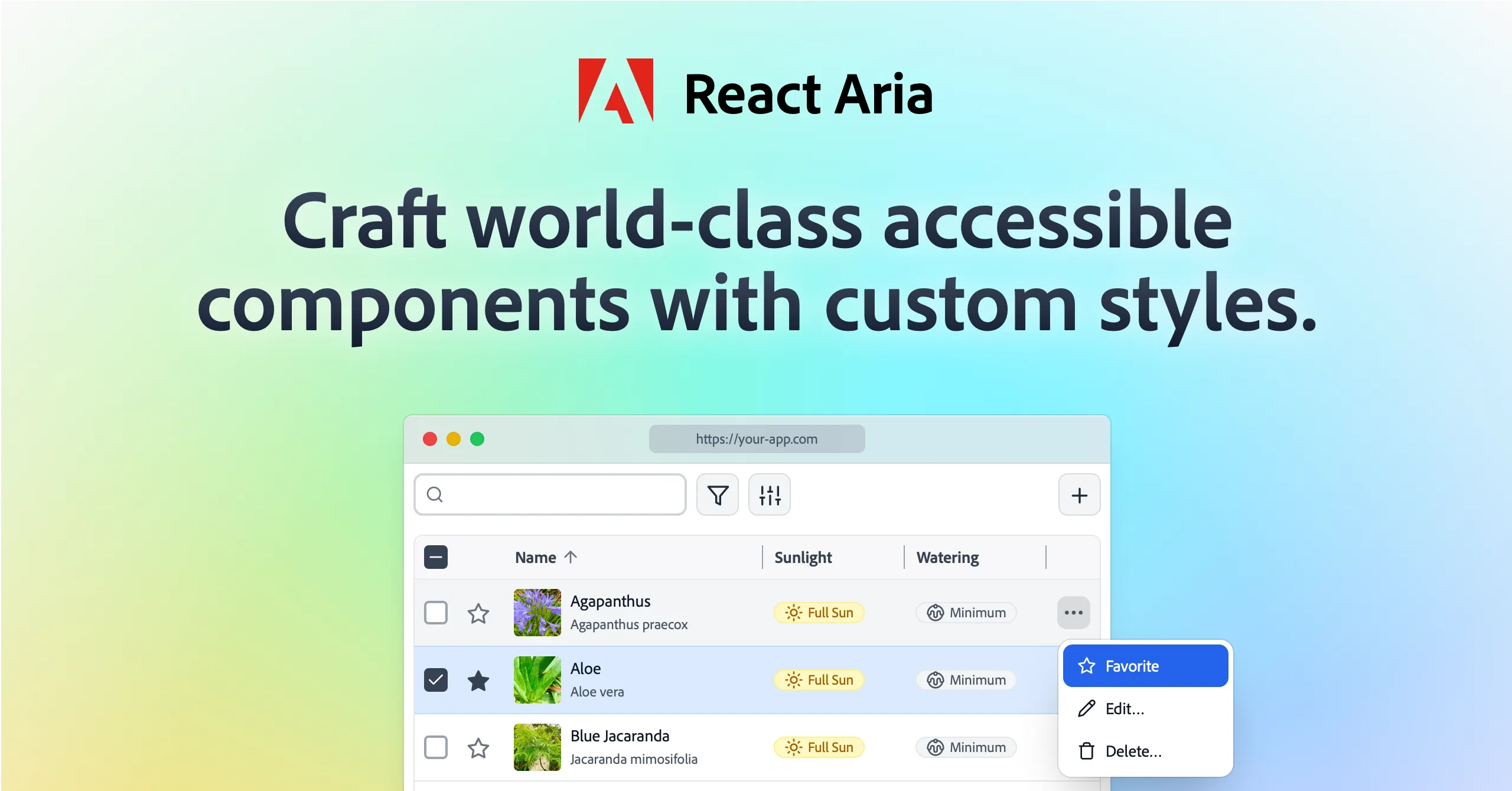 React Aria Components