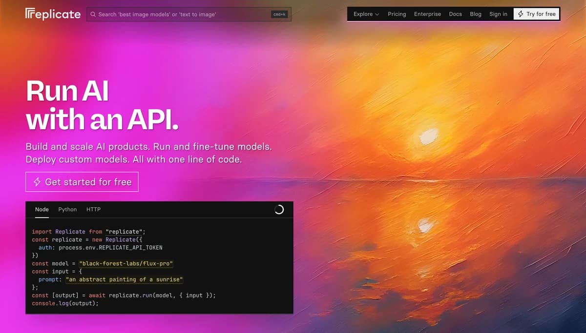 Replicate AI Platform