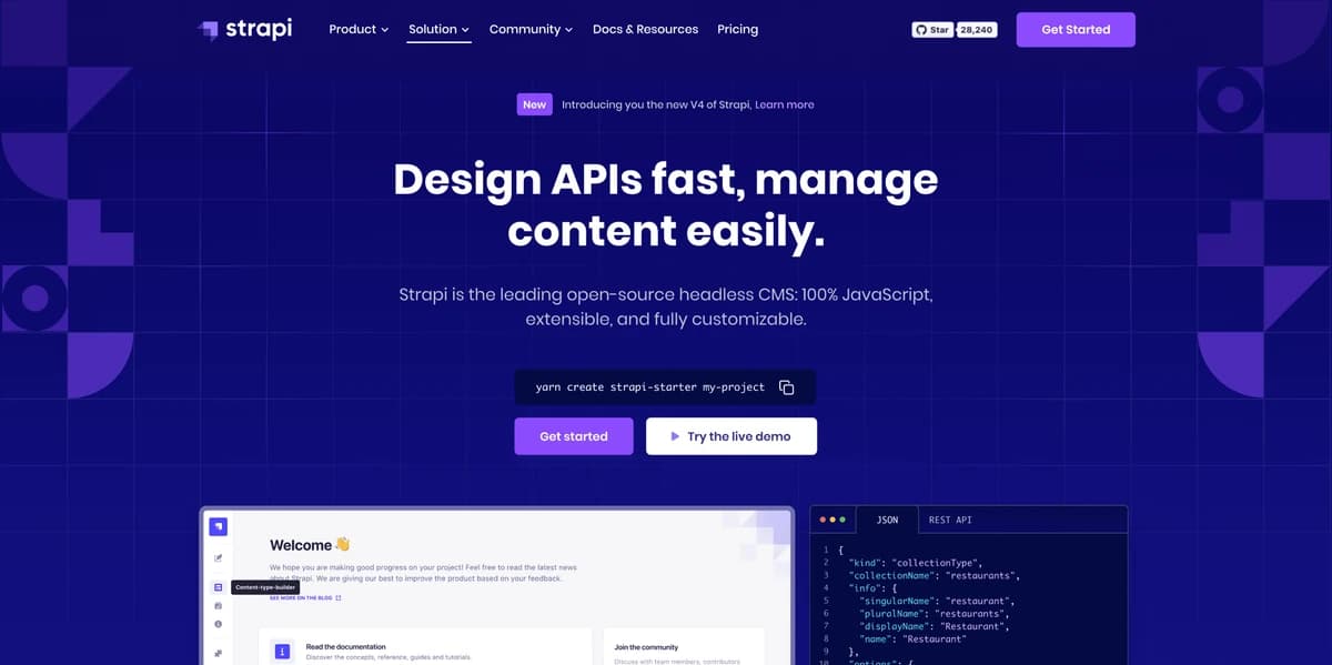 Strapi Headless CMS
