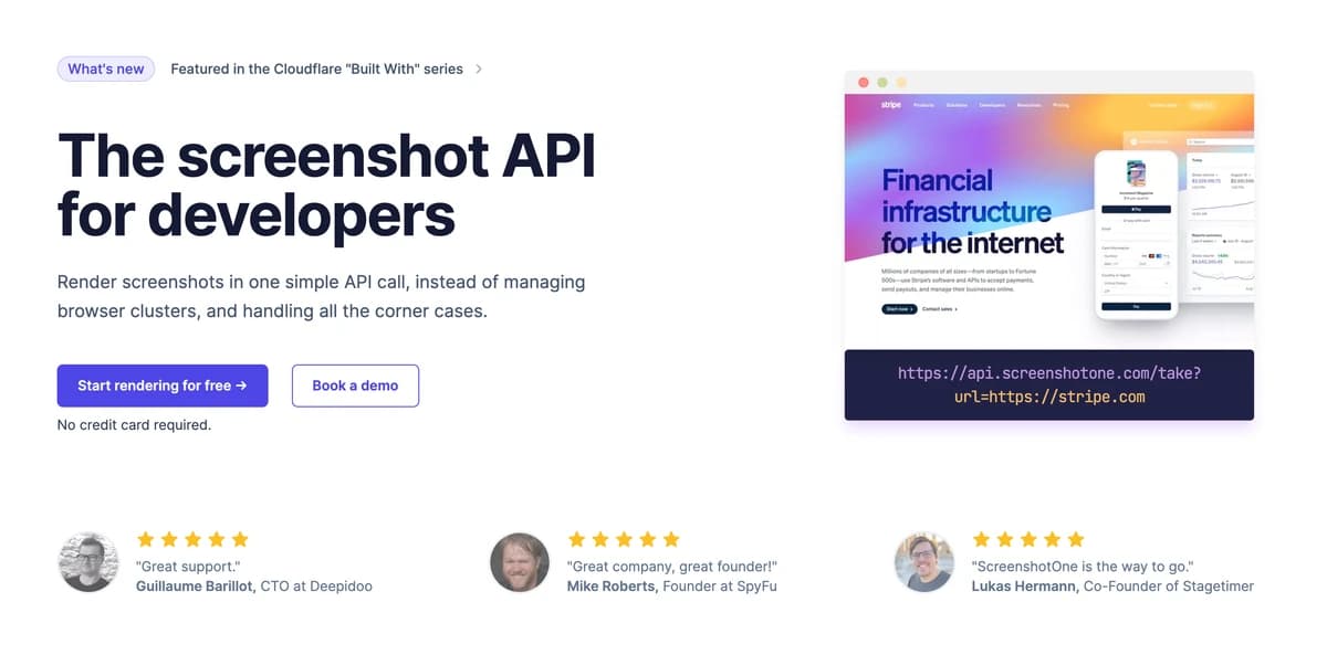 ScreenshotOne API
